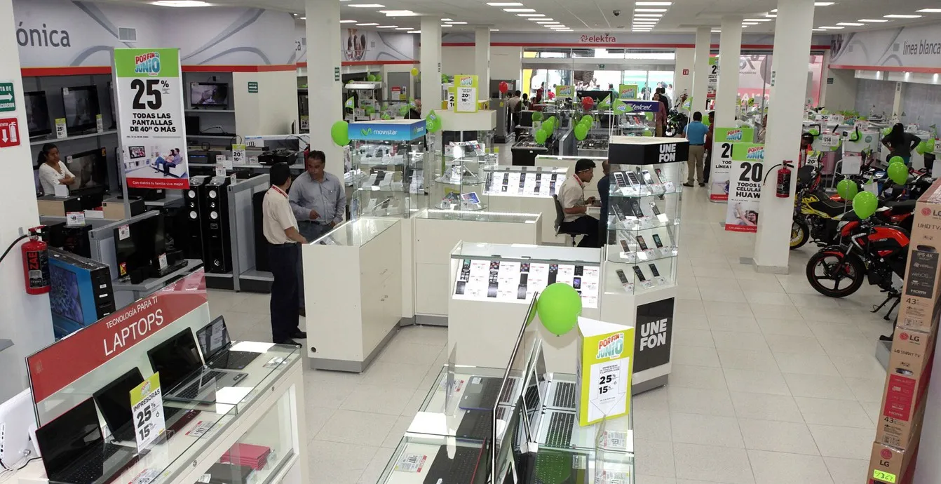 Tienda Elektra para facturación de tickets