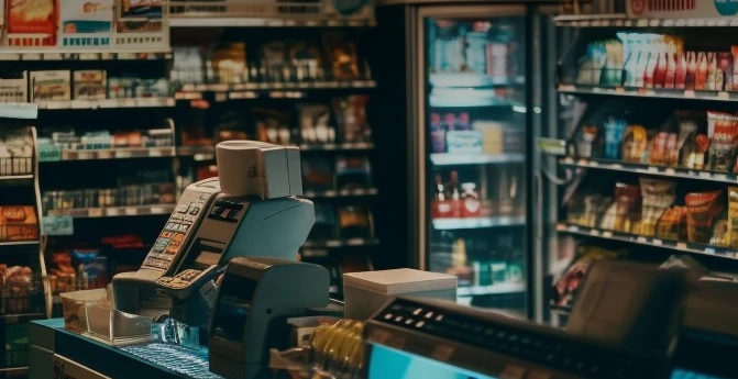 Ticket de Oxxo junto a una computadora para facturación