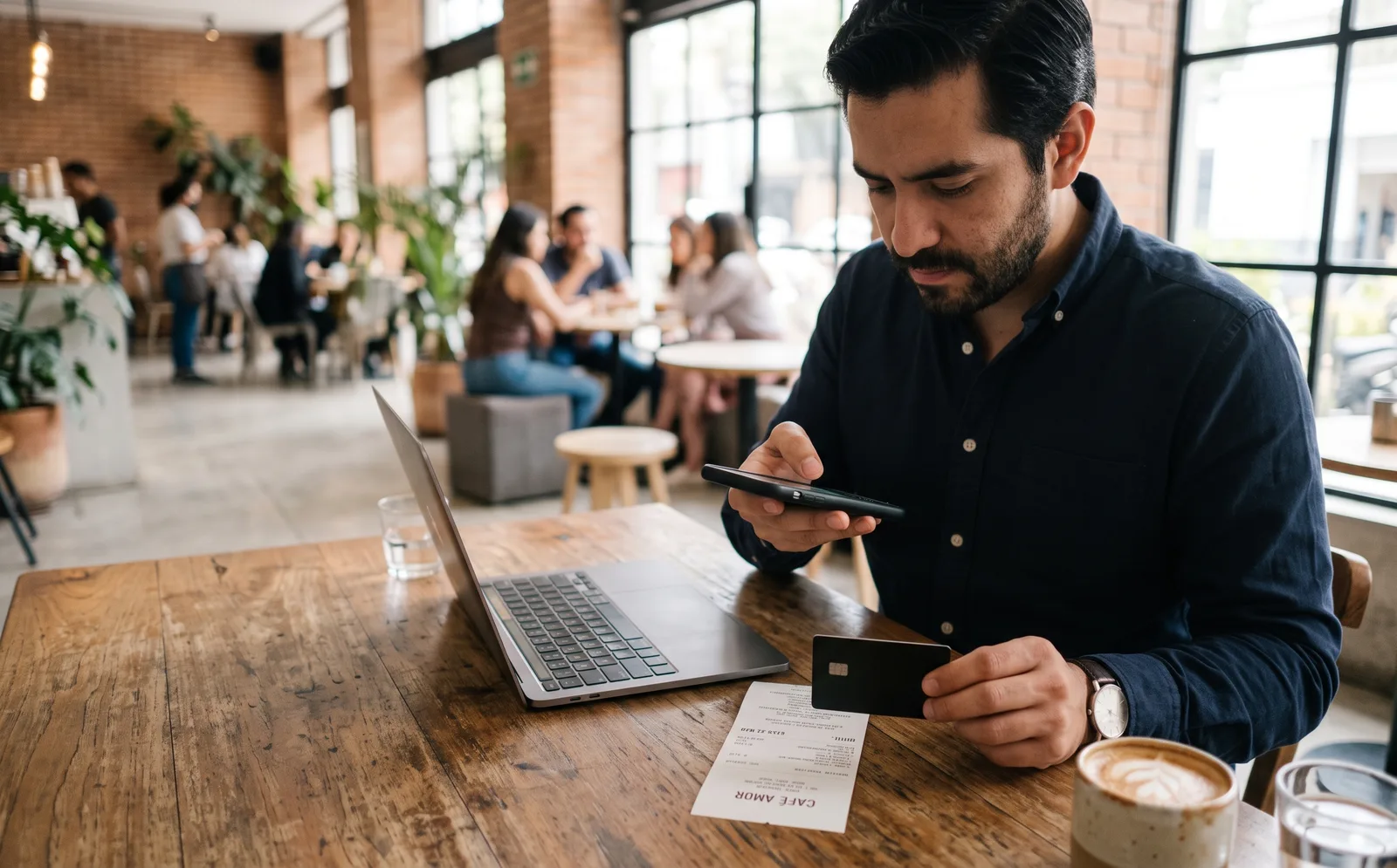 ticket pagado con tarjeta corporativa